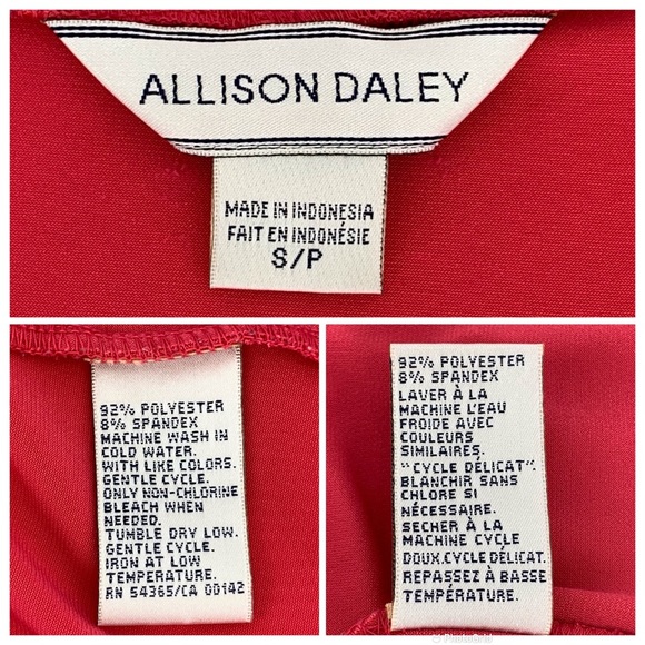 Allison Daley Coral Pink Sleeveless Round Neck Shell Top, Small - Picture 16 of 16